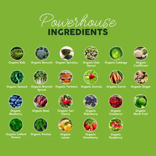 Miniatura 7 de Paleovalley Organic Supergreens - Superalimento orgánico en polvo de verduras para apoyo inmunológico - Mezcla de polvo verde paleo - 30 porciones