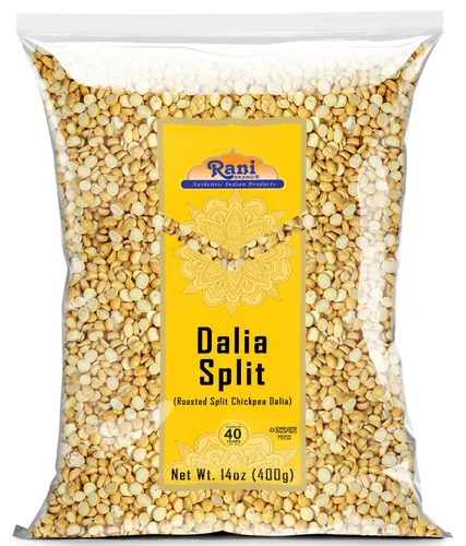 Miniatura 10 de Rani Daliya Split (Garbanzos partidos asados Dalia) 7oz (200g) ~ Todo natural Vegano Origen indio