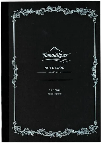 Tomoe River FP - Cuaderno (1.83 oz/m2) de SANZEN, 5.85 x 8.27 pulgadas, 160 páginas (80 hojas), tapa suave, sin rayas, blanco (SR-A5NB-MW)