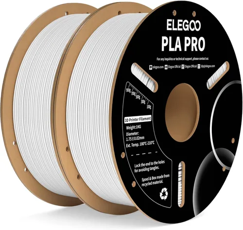 Miniatura 37 de ELEGOO Filamento PLA 1.75mm Azul Oscuro & Rojo 2KG, Filamento para Impresora 3D con Precisión Dimensional +/- 0.02mm, Paquete de 2 Carretes de 1kg