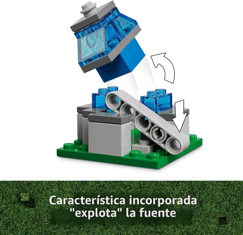 Miniatura 3 de LEGO Minecraft El Ataque del Globo Ghast a la Aldea - Juego de Construcción de Juguetes para Niños, Niñas y Niños de 10+ Años - Incluye Minifiguras