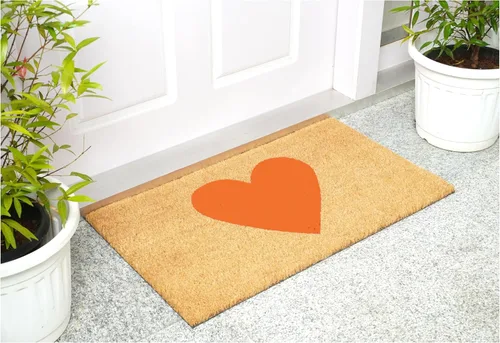 Miniatura 3 de Calloway Mills - Felpudo Madison Heart (Naranja, 24 x 36 pulgadas)