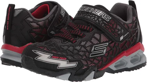Miniatura 7 de Skechers Unisex-Niño, S Lighs, Niños, Tenis deportivos iluminados, NegroRojo, 13.5 niño