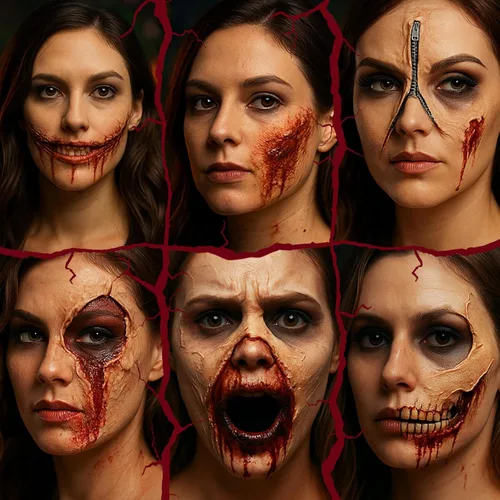 Miniatura 7 de Maquillaje SFX de látex líquido para Halloween (2 onzas líquidas) – Piel falsa y heridas para zombi, payaso, disfraz de vampiro, cosplay, cicatrices