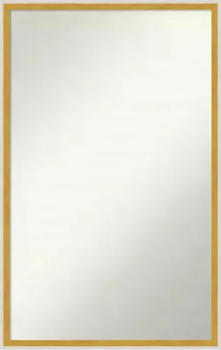 Miniatura 109 de Amanti Art Espejo de baño blanco para sobre el fregadero, 32 x 45 pulgadas, espejo de tocador rectangular blanco esbelto, marco de madera moderno