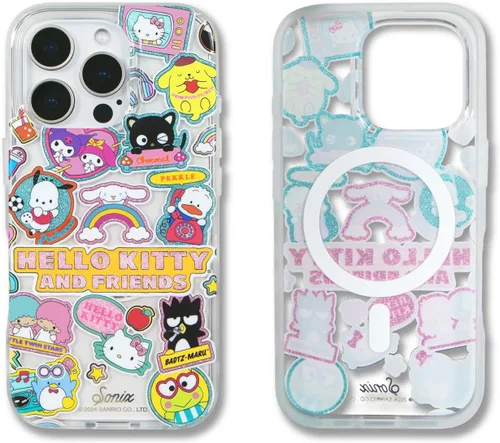 Miniatura 27 de Sonix x Sanrio - Funda para iPhone 15 Pro, compatible con MagSafe, probada en caídas de 10 pies, adivinador Kuromi