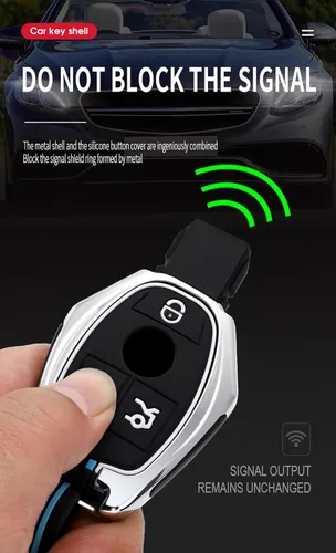 Miniatura 5 de ontto Funda para llavero para Mercedes-Benz Clase B C E S G M V Clase CLA