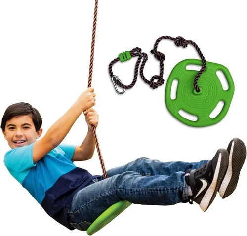 Swurfer Disco Tree Swing - Swing Sets for Backyard, Outdoor Swing, Swingset Outdoor for Kids, Easy Installation, Heavy Duty, Adjustable Climbing