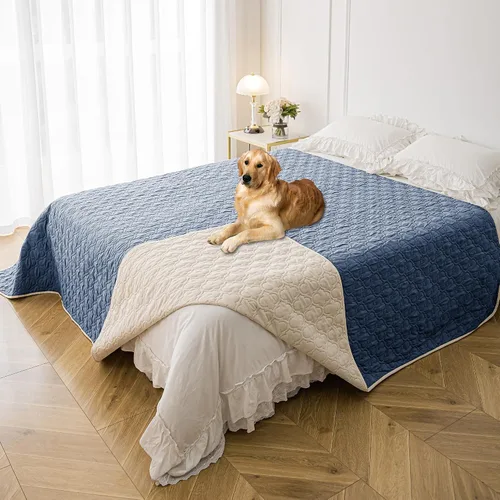 Miniatura 5 de Funda de sofá impermeable lavable para perros, manta reversible para cama para perro, protector de muebles para mascotas