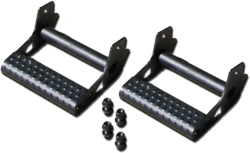 RealTruck RKR escalones desmontables (se venden en pares) | Negro texturizado | JPTS32 | Compatible con todos los rieles RKR de RealTruck