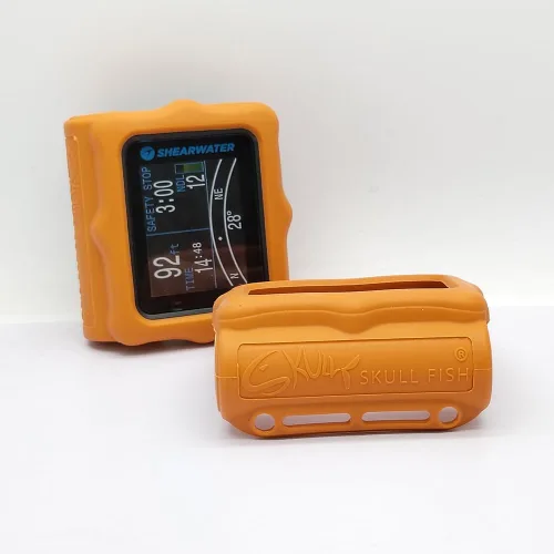 Cubierta de protección suave para computadora de buceo Shearwater Research Perdix/Perdix 2/Perdix-AI Ladrillo