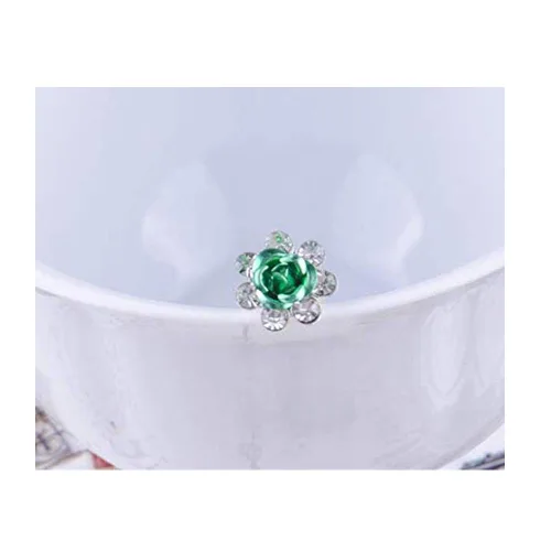 Miniatura 3 de WOIWO 20 horquillas de cristal para el cabello, diseño afilado en U, de metal, para mujeres y niñas, accesorios de joyería para el cabello