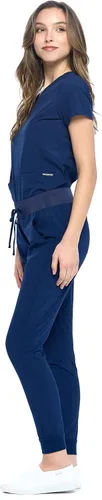 Miniatura 4 de Dagacci Medical Uniform Conjunto de ropa quirúrgica unisex de 4 vías para mujer y hombre