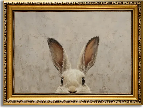 Miniatura 12 de YD&YZY Arte de pared de rana divertida para baño con marco dorado, lienzo de rana en el inodoro leyendo periódico, decoración de pared, pintura
