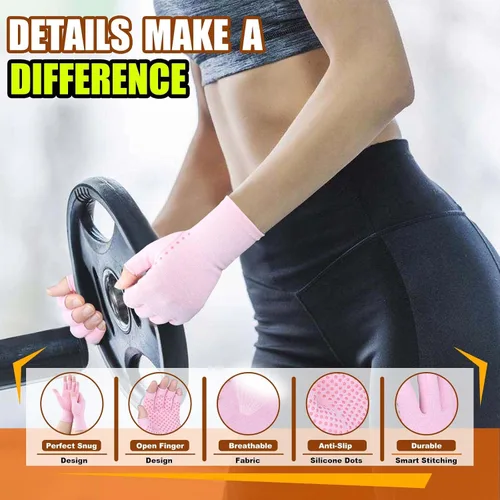 Miniatura 5 de 2 pares de guantes de artritis, guantes de compresión para mujeres y hombres, aliviar la artritis, reumatoides, osteoartritis, dolor del túnel