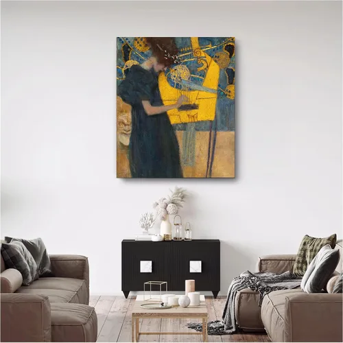 Miniatura 841 de A&T ARTWORK Campo de trigo con cipreses de Van Gogh Las reproducciones de arte clásico mundial, impresiones en lienzo giclée para decoración