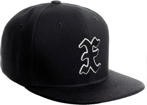 Miniatura 1116 de Daxton Gorra clásica con visera de billete plano con letras del alfabeto inglés antiguo de la A a la Z