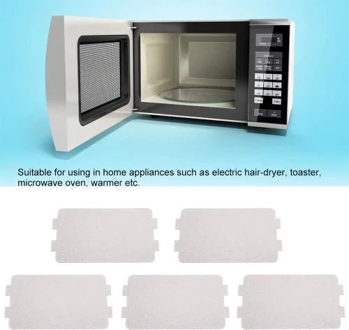 Miniatura 4 de 5 piezas de cubierta de guía de ondas, horno de microondas universal, placa de mica, piezas de reparación para el hogar, cocina, oficina