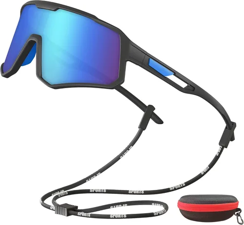 Gafas de sol de ciclismo para hombres y mujeres, gafas de sol deportivas polarizadas con protección UV para ciclismo, correr, béisbol