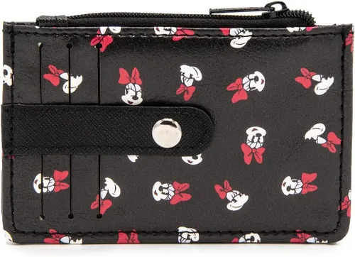 Miniatura 9 de Buckle-Down, Disney, cartera para mujer con 3 ranuras para tarjetas, 1 cremallera para monedas, 1 ranura para identificación con ventana, 4.5 x 3.0