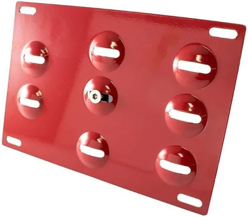 Miniatura 3 de Xotic Tech - Soporte de montaje para placa de matrícula de remolque de aluminio rojo, compatible directamente con Lexus es 2006-2018 y CT 2011-2017