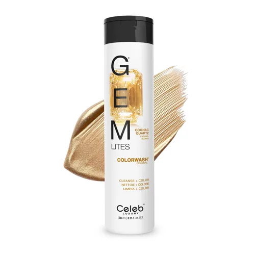 Miniatura 13 de Celeb Luxury Colorwash Color Depositing Shampoo - Color Refresher, Vegan Hair Dye, Bondfix Bond Rebuilder, Viral and Gem Lites Rubí