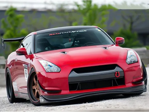 Miniatura 8 de JDM - Gancho de remolque para parachoques delantero y trasero de aluminio para Nissan 370Z GTR Juke Infiniti G37 QX70 FX35 Rojo