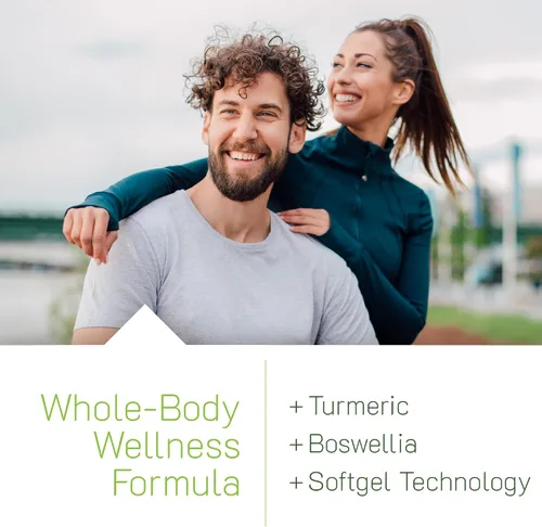 Miniatura 4 de Irwin Naturals Turmeric+ para todo el cuerpo - BioPerine Complex Absorción Mejorada - 60 cápsulas blandas líquidas