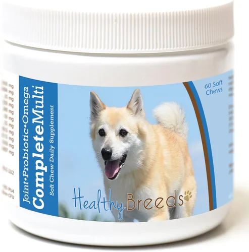 Miniatura 122 de Healthy Breeds Pug todo en uno multivitamínico suave masticable 60