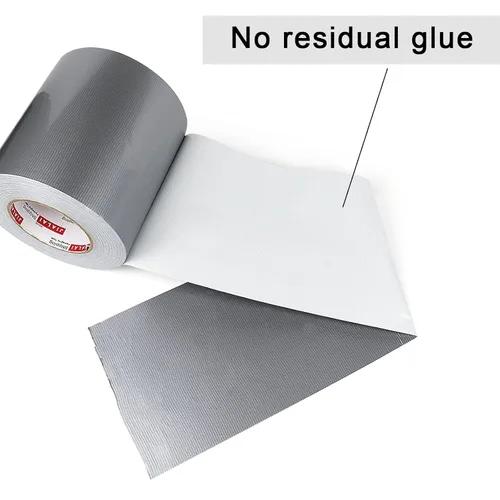 Miniatura 4 de JIALAI HOME Cinta adhesiva de 6" de ancho, cinta adhesiva de 6 pulgadas de ancho resistente al agua de 55 yardas (164 pies) plateada, resistente a