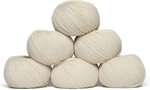 Miniatura 59 de 100% Hilo de Lana de Alpaca Bebé (Juego de 3 Madejas, 150 Gramos) Peso DK - Hecho en Perú - Celestialmente Suave y Perfecto para Tejer y Ganchillo
