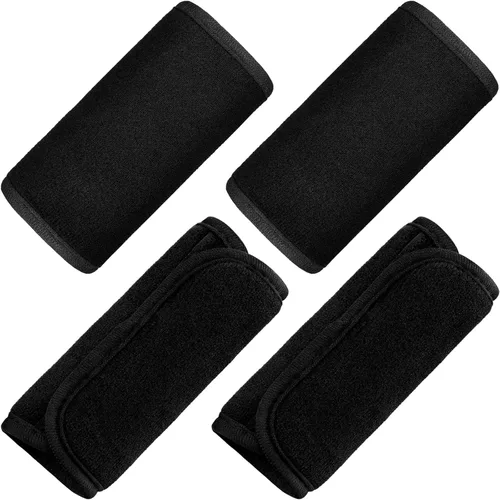 Riakrum 4 fundas para cinturón de seguridad de automóvil para bebé, correas de asiento de automóvil, almohadillas de hombro para niños, fundas de
