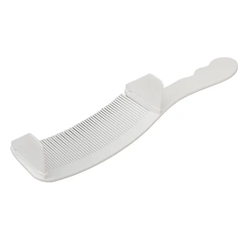Miniatura 5 de Peine de peluquero Clipper, S en forma de longitud de corte diferente curva Clipper Peine Top plano para salón (blanco)