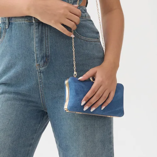 Miniatura 7 de Demin - Bolsos de mano para mujer, bolsos de noche para mujer, bolsos de fiesta formales, bolsos de boda, cóctel, baile de graduación