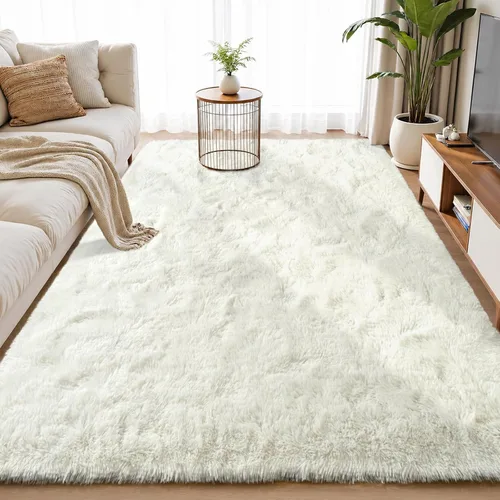 Miniatura 44 de Zentavio - Alfombras para sala de estar, alfombras de área verde oscuro de 3 x 5 pies, alfombra de césped artificial, alfombra de pelo mullido