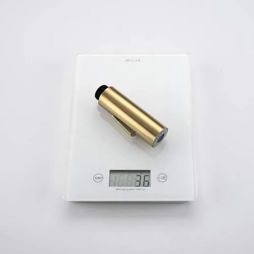 Miniatura 6 de Cabezal rociador desplegable para grifo de cocina, cabezal de repuesto de grifo de cocina de 2 funciones en forma de columna, 1.8 GPM G1/2