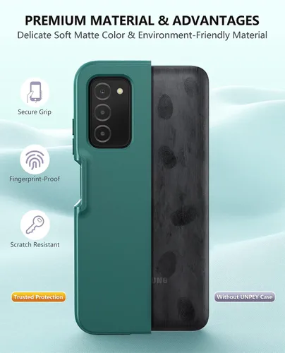 Miniatura 6 de para Samsung Galaxy A03s Funda de teléfono: Funda protectora híbrida de silicona delgada y a prueba de golpes - Funda celular duradera de TPU