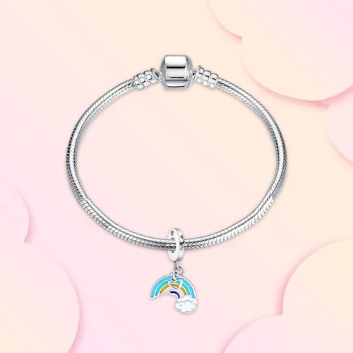 Miniatura 2 de Annmors Dream Catcher Fireworm Love Charm fit Bracelet 925 Sterling Silver Pendant for European Necklace Jewelry