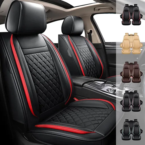 Miniatura 14 de Fundas de asiento de automóvil de ajuste universal para vehículos de 5 asientos, cobertura completa, protector de asiento para Camry Corolla RAV4