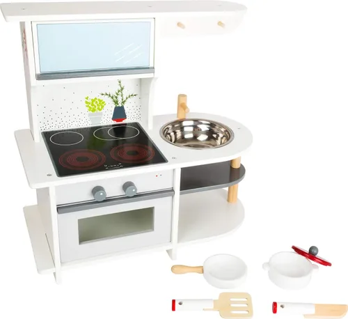 Miniatura 2 de Small Foot Wooden Toys - Cocina de juego para niños con rango, horno, fregadero de cocina y accesorios diseñados para niños a partir de 3 años