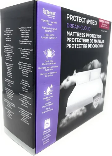 Miniatura 2 de Protect-A-Bed Protector de colchón – Impermeable, transpirable, Tencel Lyocell Top – Disponible en tamaños Queen y King (Queen)