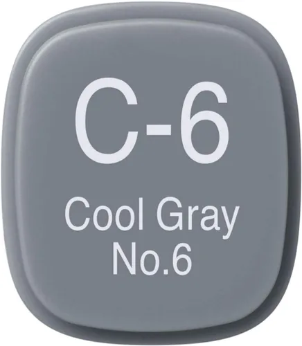 Miniatura 34 de Copic Marcador de alcohol clásico de doble punta, W6-Copic, gris cálido Gris cálido 6
