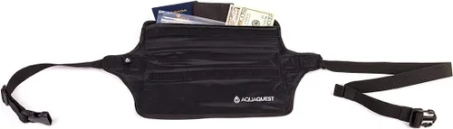 Miniatura 4 de AquaQuest AquaRoo - Cinturón de dinero, la bolsa de viaje original 100% impermeable, desde 1994, cómodo, ajustable, ligero, color negro, Negro