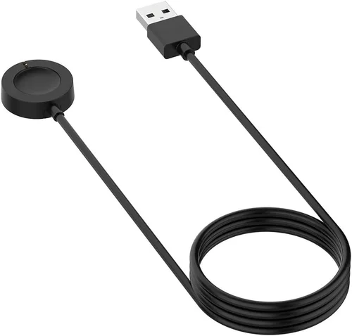 TenCloud Cargador compatible con Fossil Gen 4/Gen 5, cable de carga USB de 3.3 pies para reloj inteligente Fossil Gen 4/Gen 5 (negro)