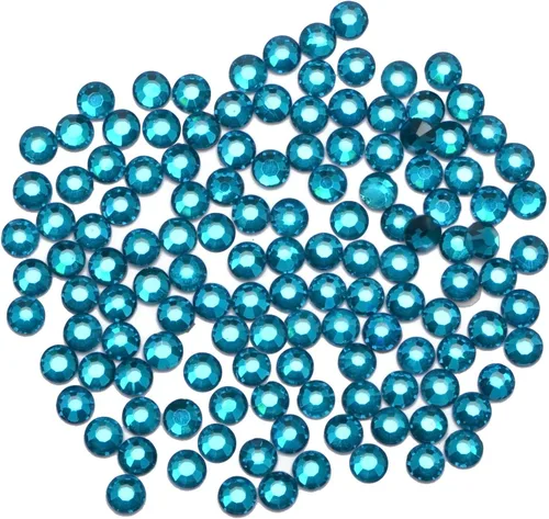 Miniatura 11 de Massive Beads 7800 vasos de hierro termoadhesivos con parte trasera plana, 5 tamaños, diamantes de imitación para hacer proyectos de bricolaje