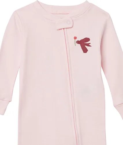 Miniatura 3 de Tienda Essentials Pijamas de algodón sin pies para niños pequeños y niñas, paquete múltiple