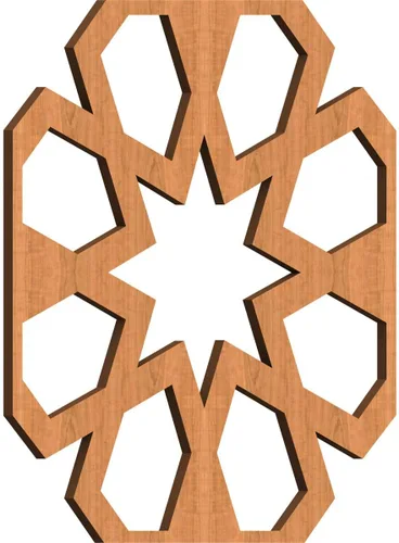 Miniatura 43 de Jackson Decorative Fretwork Wood Wall Panels, Large, 23 3/8" W x 23 3/8" H x 1/4" T, Cherry