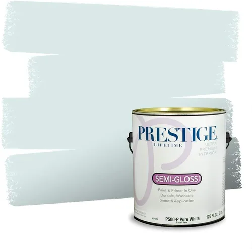 Miniatura 1131 de Pintura Exterior + imprimación PRESTIGE, todo-en-uno, 1 galón, acabado mate, color comparable al Valspar* Royal Gray* VS151-Gris real