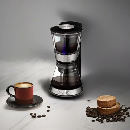 Miniatura 2 de Cuisinart DCB-10P1 Cafetera automática de café frío con jarra de vidrio de 7 tazas, plata y negro