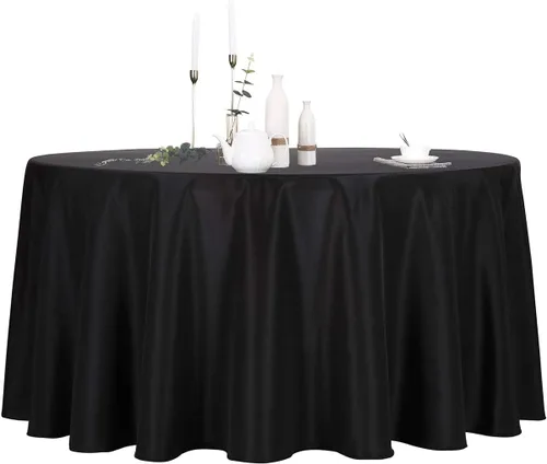 Miniatura 65 de Ascoza Paquete de 2 manteles rectangulares blancos de 60 x 84 pulgadas, tela de poliéster de 4 pies, para bodas, banquetes, restaurantes y fiestas